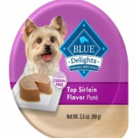 Blue Buffalo Delights Small Breed, Top Sirloin, Wet Dog Food (Pack of 16)