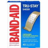 BAND-AID Tru Stay Lightweight protection Adhesive Bandages (Pack of 8)
