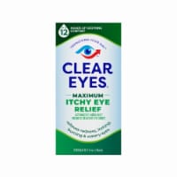 Clear Eyes Itchy Eye Relief Eye Drops-0.5 oz (Pack of 2)
