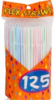 Jacent Flex Straws Assorted Stripe Colors (Pack of 16) Perspective: Main