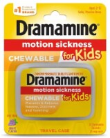 Dramamine Motion Sickness Relief for Kids, Grape Flavor, 8 Count (Pack of 12)