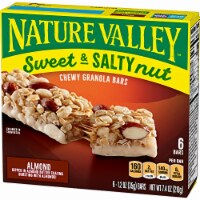 Nature Valley Sweet & Salty Nut Chewy Granola Bars, Almond (Pack of 16)