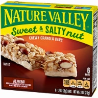 Nature Valley Sweet & Salty Nut Chewy Granola Bars, Almond (Pack of 20)