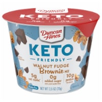 Duncan Hines® Keto Friendly Walnut Fudge Brownie Mix Perspective: Main