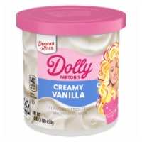 Duncan Hines® Dolly Parton's Creamy Vanilla Flavored Frosting Perspective: Main