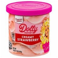 Duncan Hines® Dolly Parton's Creamy Strawberry Flavored Frosting Perspective: Main