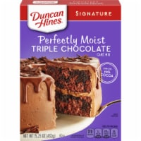 Duncan Hines Signature Triple Chocolate Cake Mix Perspective: Main