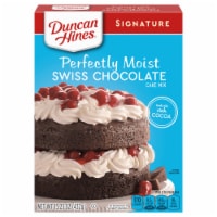Duncan Hines® Signature Perfectly Moist Swiss Chocolate Cake Mix Perspective: Main