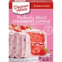 Duncan Hines Signature Strawberry Supreme Cake Mix