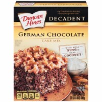 Duncan Hines Decadent German Chocolate Cake Mix Perspective: Main