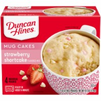 Duncan Hines Mug Cakes Strawberry Shortcake Mix 4 Count Perspective: Main