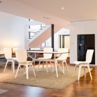 Compamia Mio 7 Piece Dining Set in White