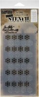 Tim Holtz Layered Stencil 4.125 X8.5 -Shifter Snowflake
