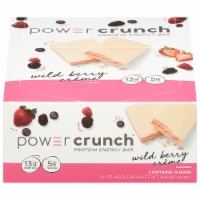 Power Crunch® Wild Berry Creme Protein Energy Bar Perspective: Main