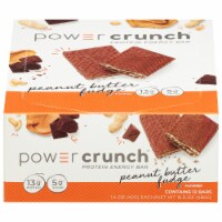 Power Crunch Peanut Butter Fudge Protein Energy Bars Perspective: Main