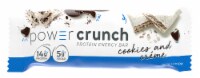 Power Crunch Cookies & Creme Protein Energy Bar Perspective: Main