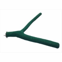 A&E Cage HB49287 Forked Sand Covered Perch - Medium- 1 X 10 In.