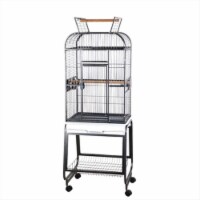 A&E Cage 732217 Black Play Top With Plastic Base