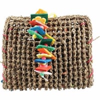 A&E Cage  Happy Beaks Vine Mat forage Pouch Bird Toy