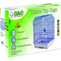 A&E Cage AE1411-3 WHITE SP 14 x 11 in. Ornate Top Cage for Retail Box, White