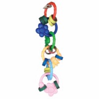 A&E Cage HB919 Happy Beaks Flowerringz Bird Toy - 10 x 3 x 3 in.
