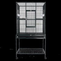 A&E Cage 13120 Green 31 x 20 in. Flight Cage & Removable Stand with Bottom Shelf, Green
