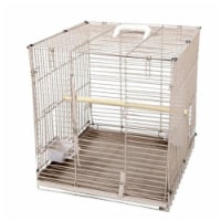 A&E Cages AE-BC1819-S Travel Bird Cage - Sandstone