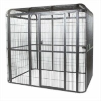 A&E Cage WI8561 Black 85 In. X 61 In. Walk In Aviary