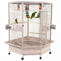 A&E Cage CC4242 Black Extra Large Corner Cage - Black