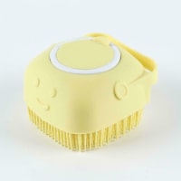 Kitcheniva Silicone Bath Scrubber Gel Dispenser - Square Yellow