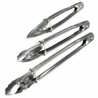 Kitcheniva Stainless Steel Kitchen Tongs Set of 3