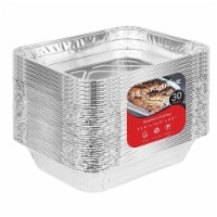 Stock Your Home Disposable Aluminum Pans 9x13 - Pack of 30
