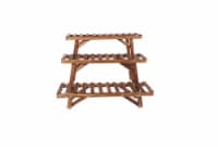 Kitcheniva Wood Ladder Shelf Large 3 Tier