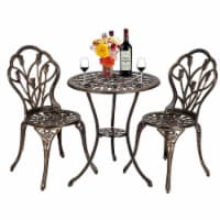 Kitcheniva Antique Leaf Design Bistro Set of 3