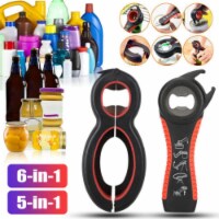 Kitcheniva 6 in 1 Bottle Can and Jar Grip Opener Set of 2 Perspective: Main