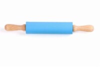 Kitcheniva Wood Handle Non Stick Dough Silicone Rolling Pin - Blue