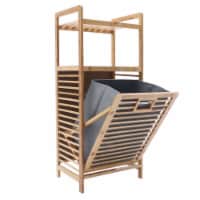 Kitcheniva Washing Organizer With Storage Shelf Laundry Hamper