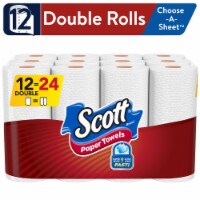 Scott Choose-A-Sheet Paper Towels 12 Double Rolls