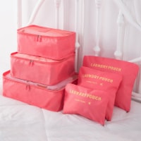 Kitcheniva Waterproof Clothes Storage Bags Packing Cube Set of 9 - Red