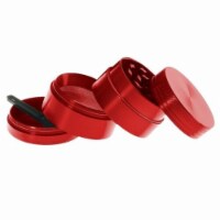 Kitcheniva Mini Titanium Grinder With Lid Red