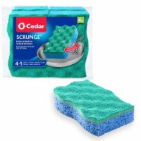 O-Cedar Multi-Use Non Scratch Kitchen Sponge 4 Count