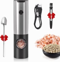 Kitcheniva Stainless Steel Electric Salt Pepper Grinder Mill