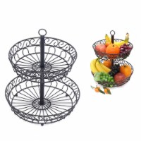 Kitcheniva Countertop Fruit Basket Stand - 2 Tier
