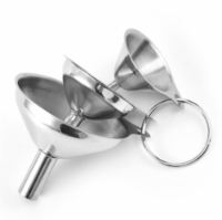 Kitcheniva Stainless Steel Funnel Set Pack of 3