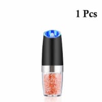 Kitcheniva Electric Gravity Salt Pepper Grinder Mill Black