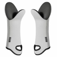 Kitcheniva Oven Mitt Pot Holder Heat Resistant Up to 500°F 2 Pcs Gray