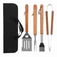 Kitcheniva Stainless Steel Barbecue Grill Tool Set of 4