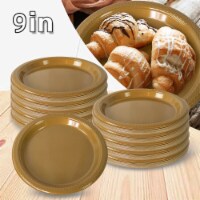 Kitcheniva Reusable Plastic Party Plates 9" - Pack of 30