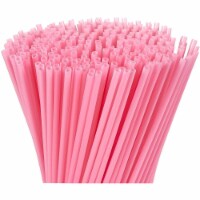 Kitcheniva Disposable Pink Plastic Drinking Straws 10 - 300 Count
