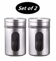Kitcheniva Stainless Steel Salt And Pepper Shakers Set of 2